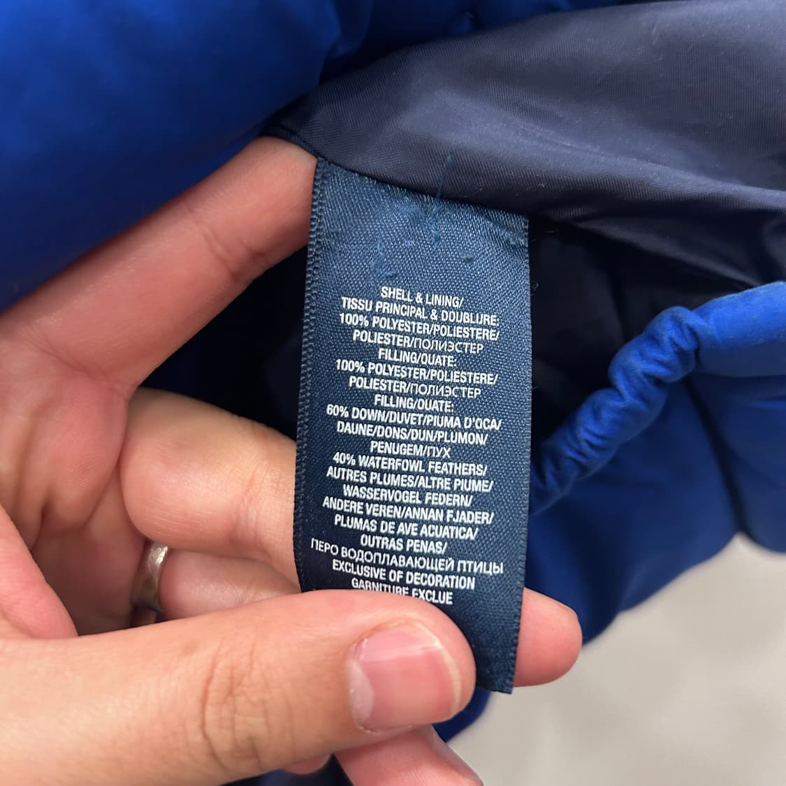 폴로 랄프로렌 스몰포니 덕다운 후드 푸퍼 패딩 상품이미지4