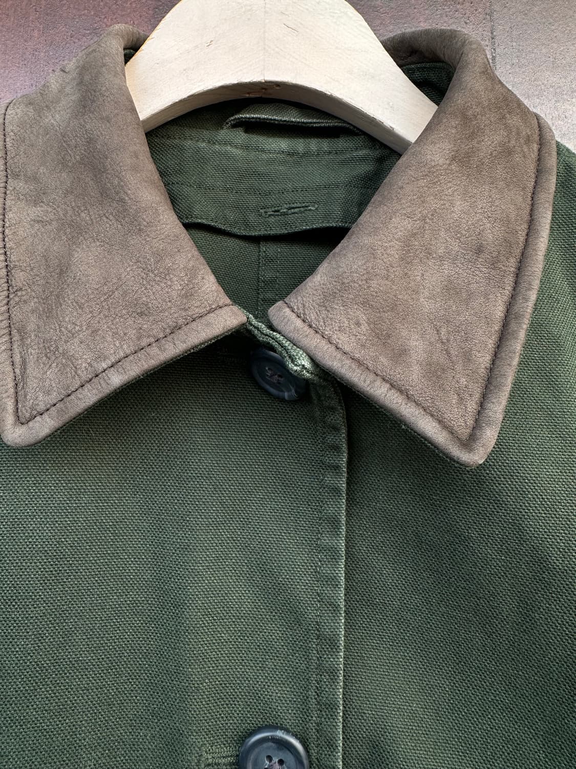 스웨이드 카라 헌팅 자켓 상품이미지4