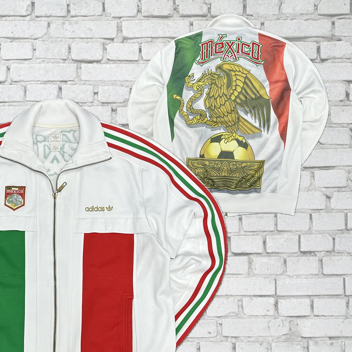 아디다스 멕시코 국대 빈티지 화이트 져지 110 상품이미지1