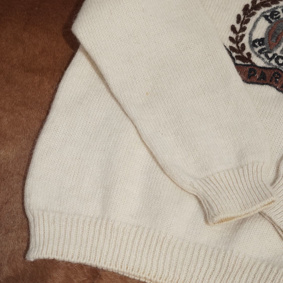 1990s 이태리 레노마 자수 니트 상품이미지7