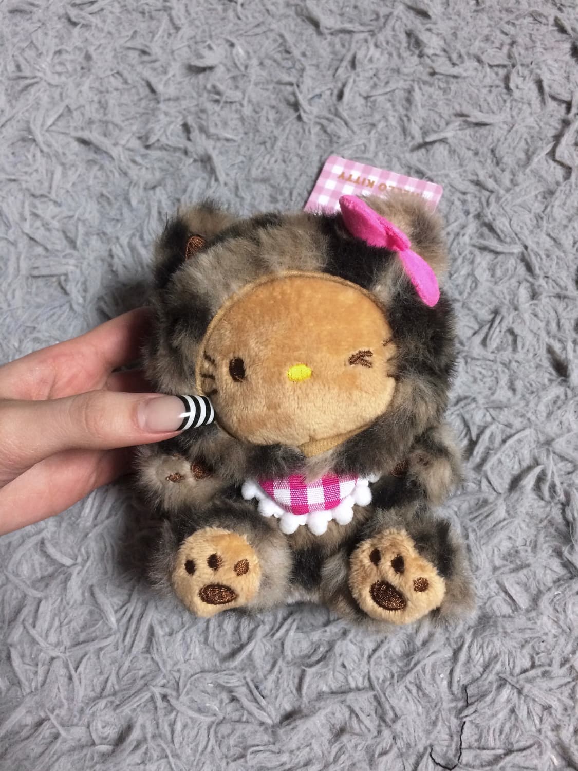 고전 희귀 레어템 산리오 호피 갸루 태닝키티 키링 헬로키티 인형 상품이미지3