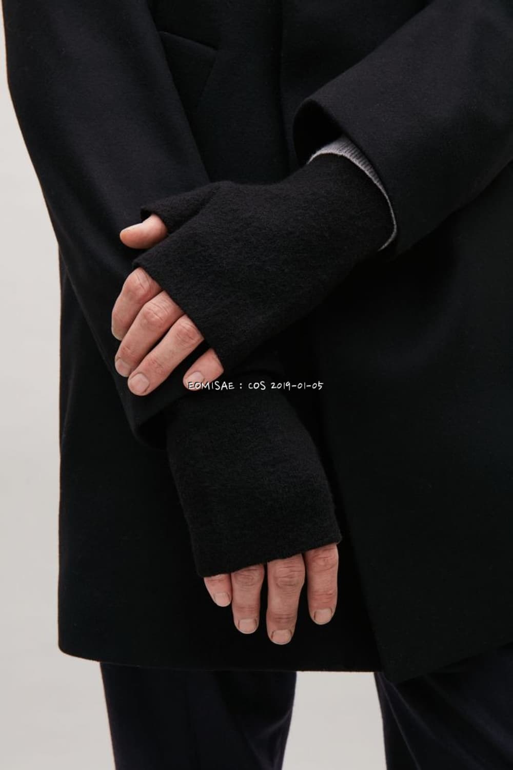 COS 메리노 핑거리스 글로브 장갑 s/m 상품이미지1