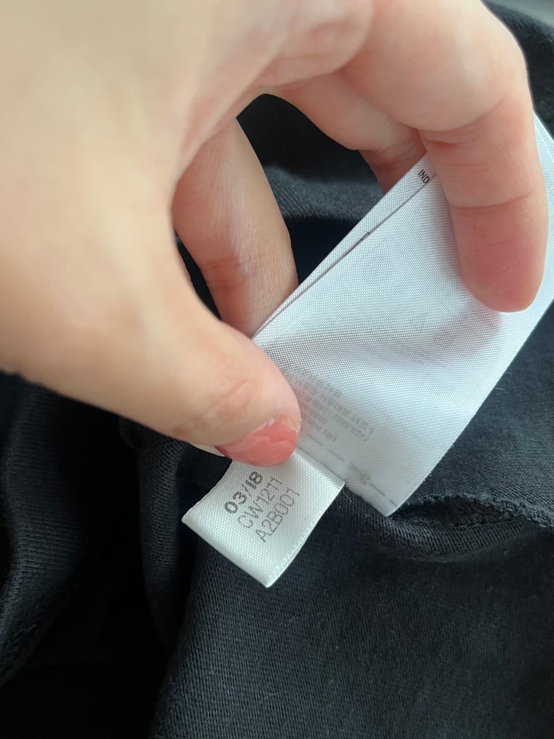 M) 아디다스 빅로고 오버사이즈 반팔 티셔츠 블랙 상품이미지6