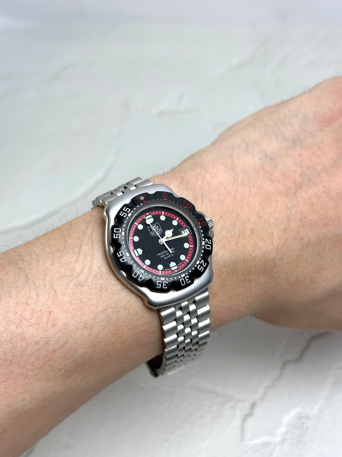 태그호이어 포뮬러1 원판 브레이슬릿 검판 상품이미지7