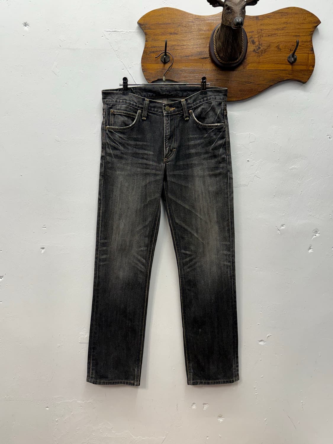 Lee Riders Black Straight Denim Pants 상품이미지1