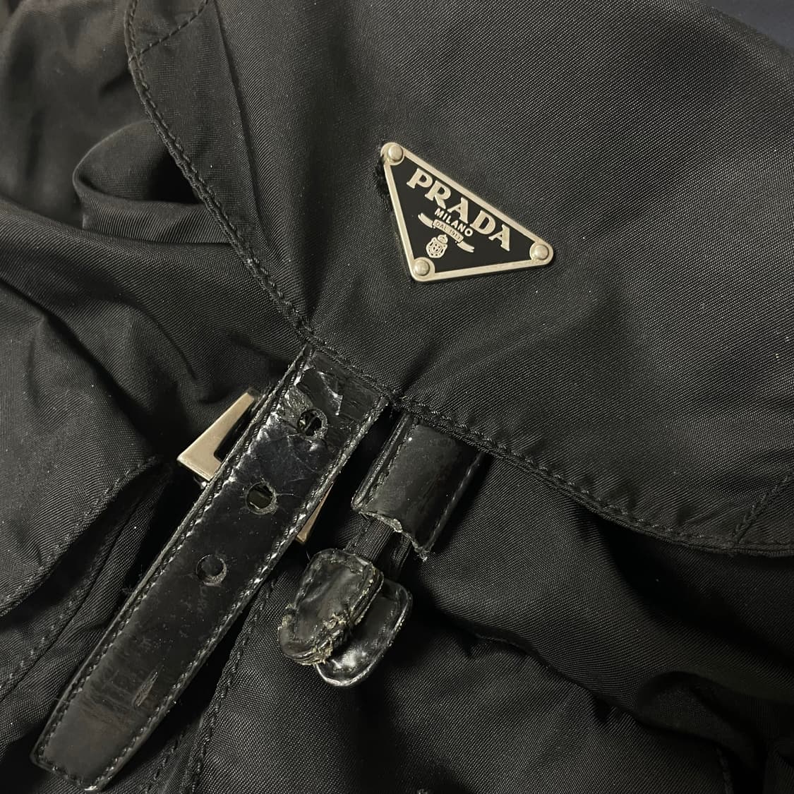 프라다 블랙 포코노 리나일론 백팩 스몰 사이즈 상품이미지10