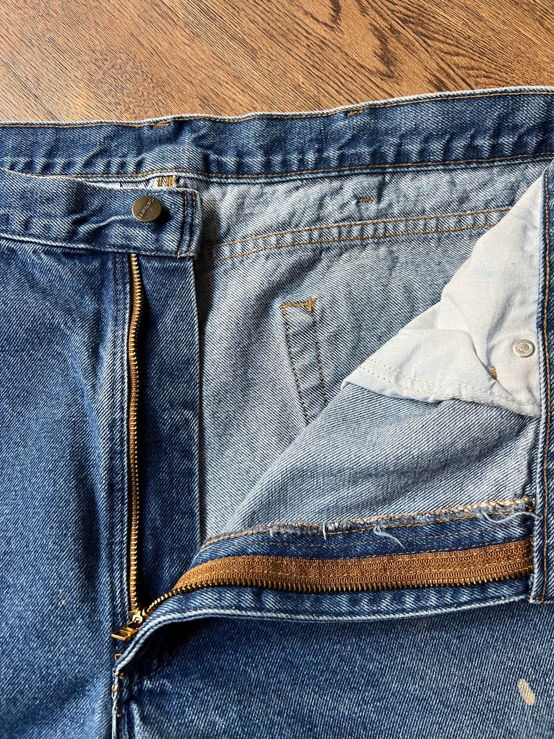 [38]칼하트 USA 빈티지 페인팅 워크 데님 팬츠 상품이미지5