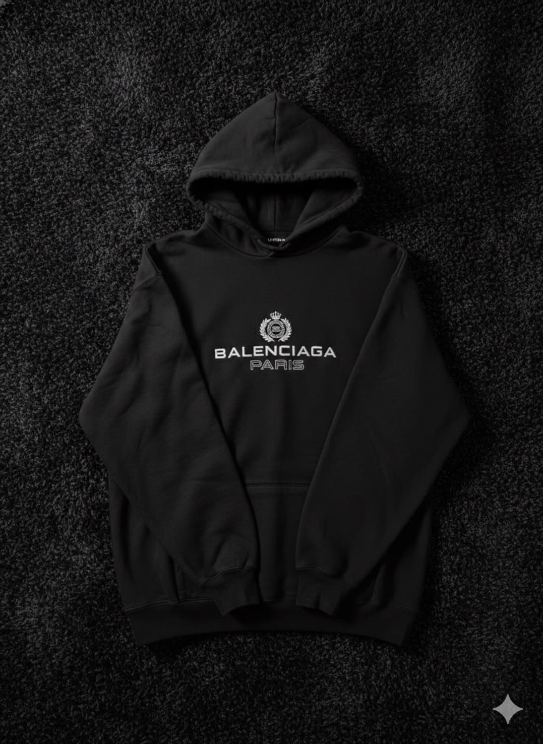 발렌시아가 크라운로고 후드티 싸게 팝니당 상품이미지1