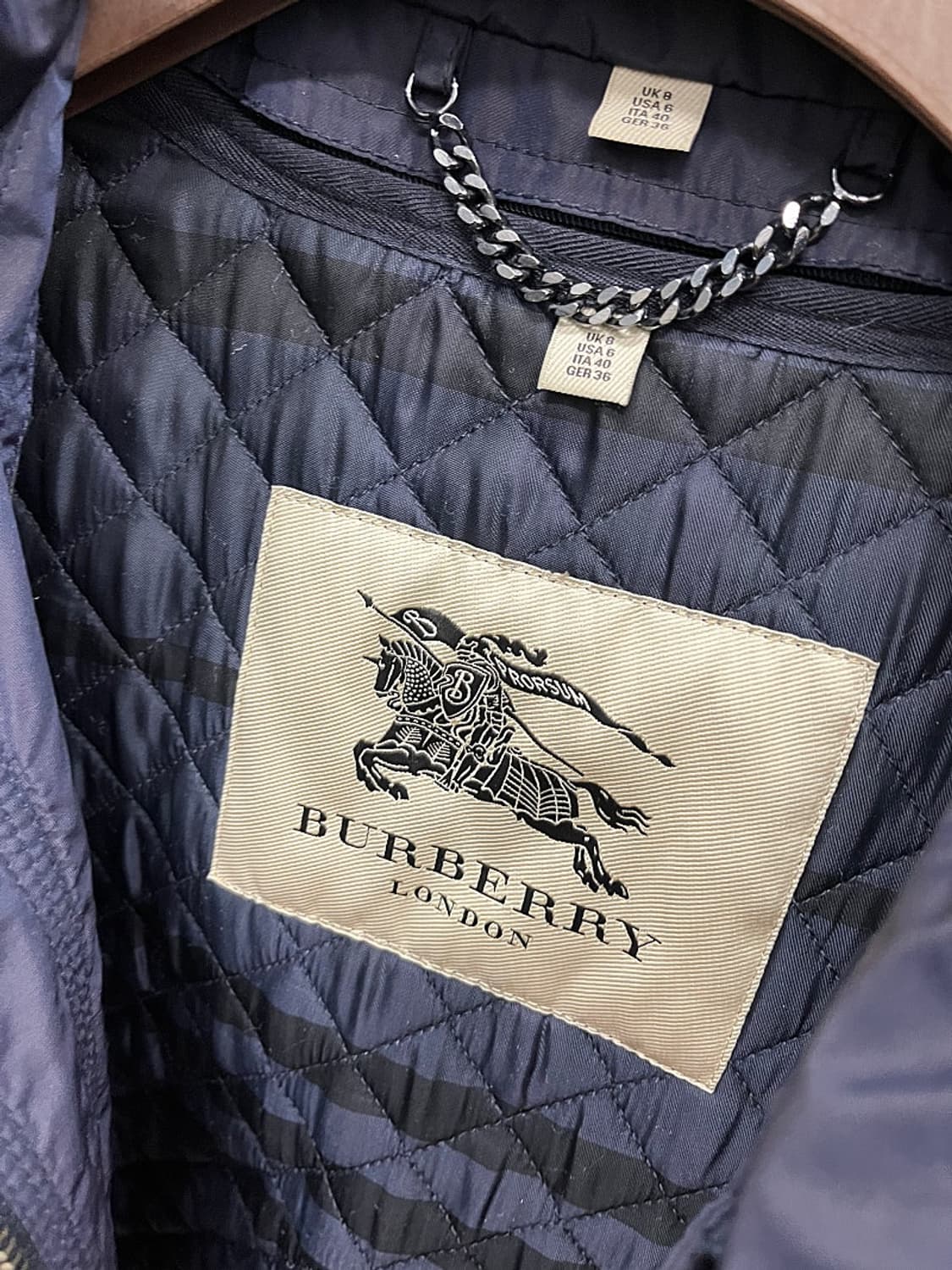 여) 버버리 폭스퍼 야상 사파리 상품이미지7