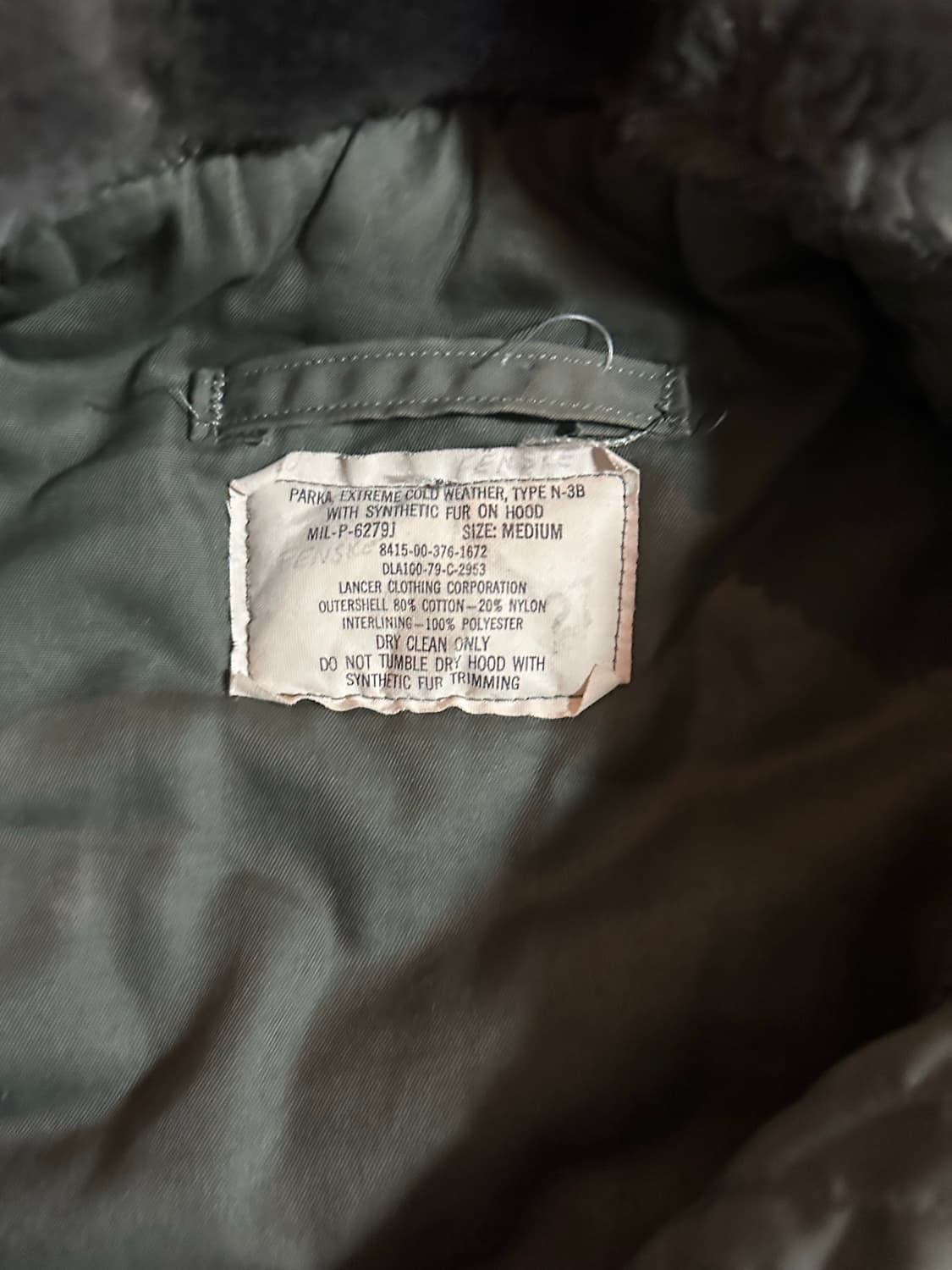 70s 오리지널 OG N3B 자켓 M 상품이미지2