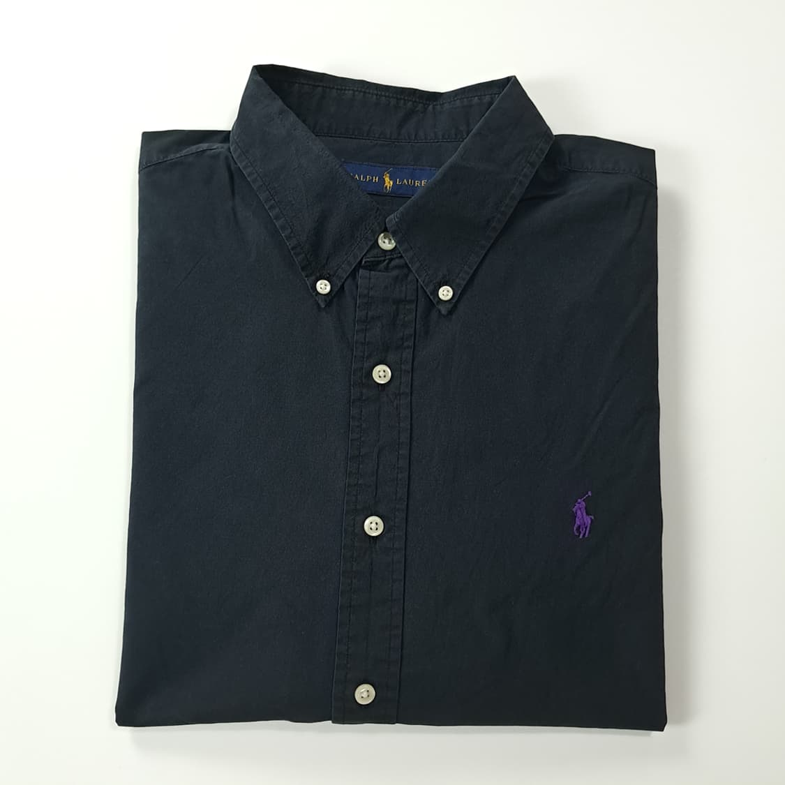 CK443 2XL 폴로 90s 퍼플포니 블랙 셔츠 남방 상품이미지7