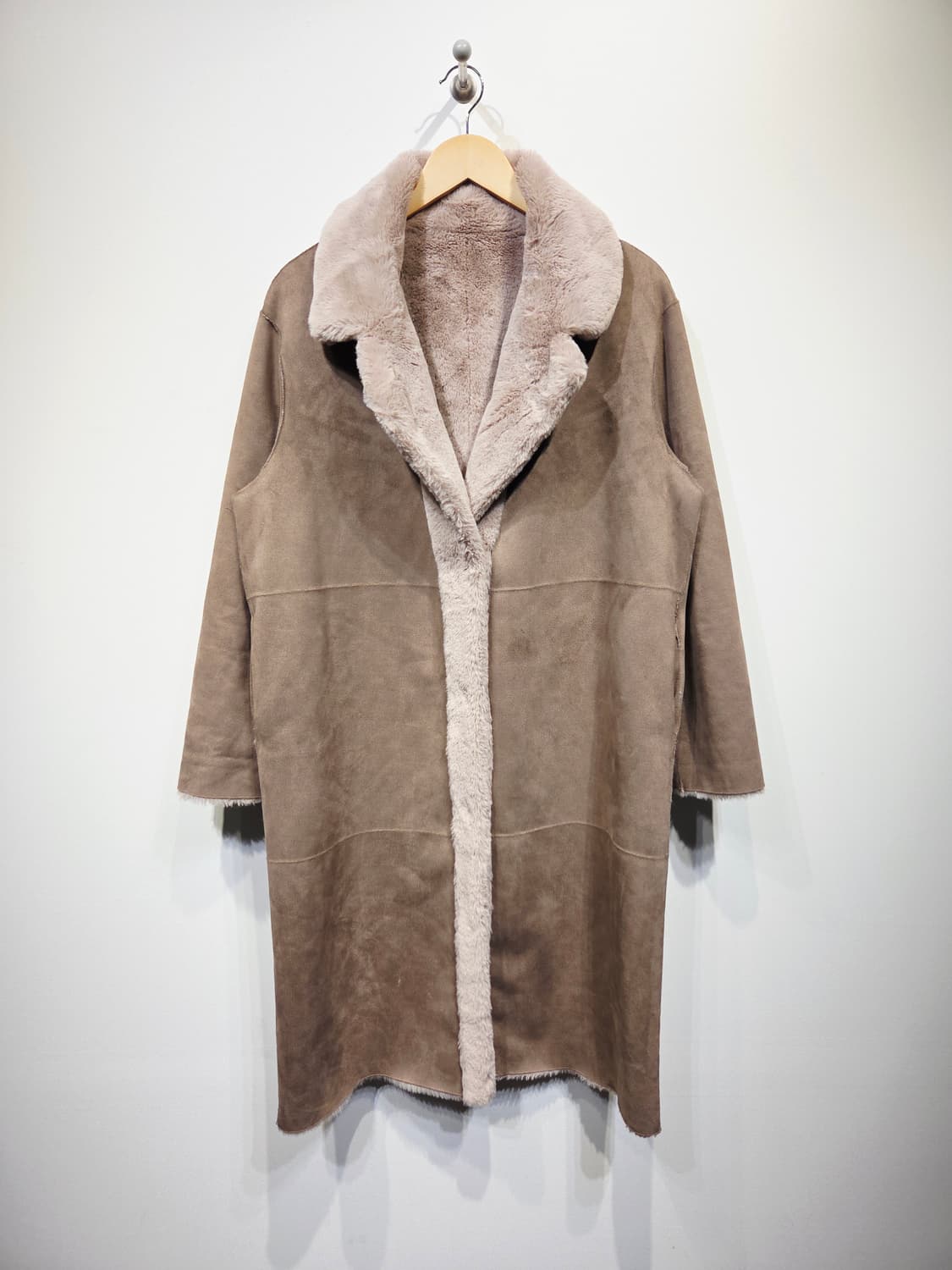 MARIELLAROSATI 마리엘라 로사티 에코퍼 롱 무스탕 상품이미지2