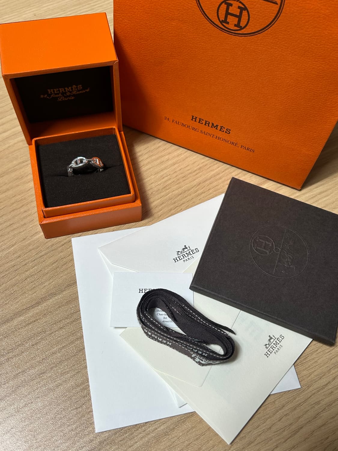 Hermes Chaine D'Ancre Enchainee Ring 상품이미지1