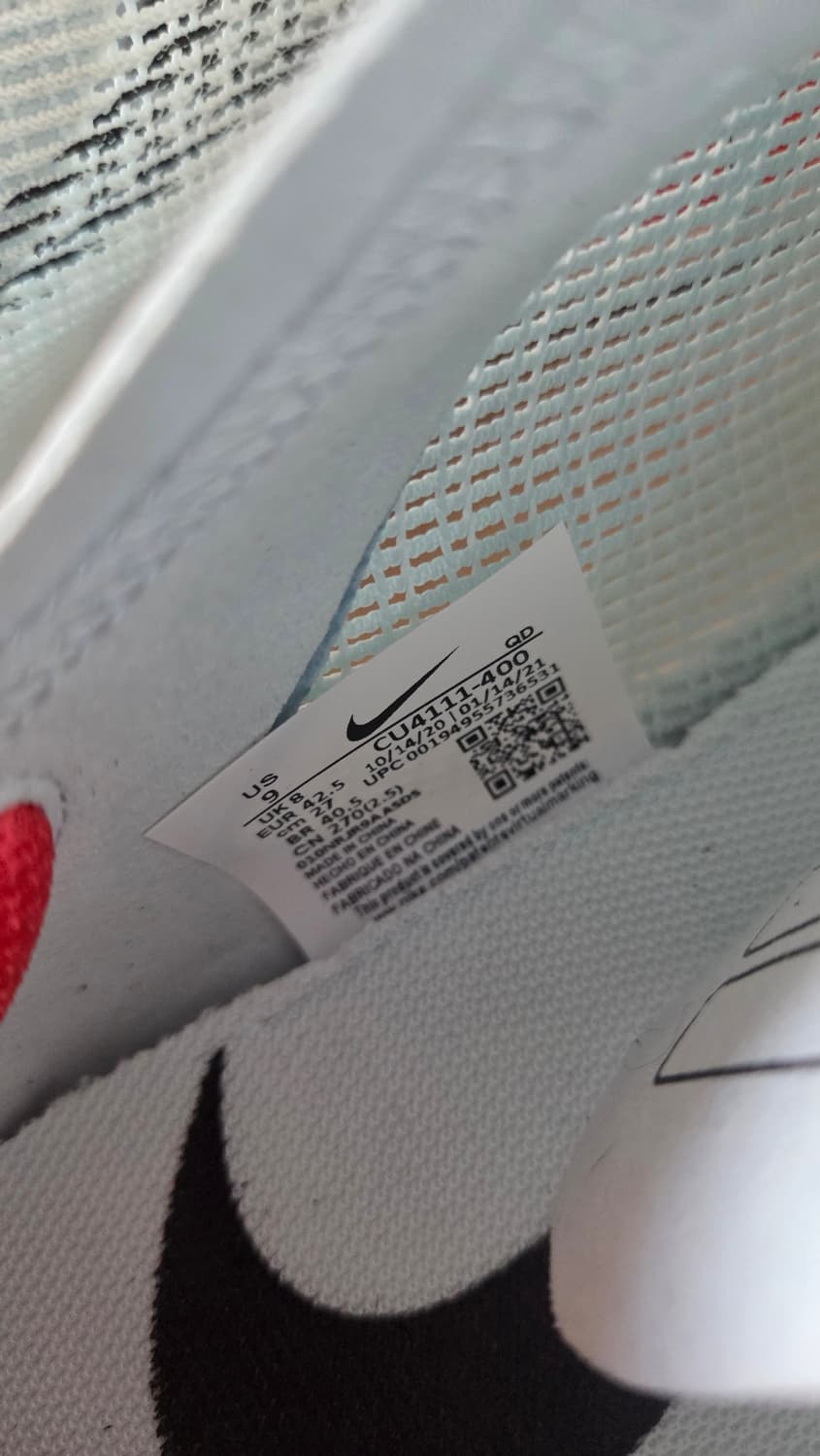 나이키 줌X 베이퍼플라이 넥스트% 2 글레이셔 블루 270 상품이미지4