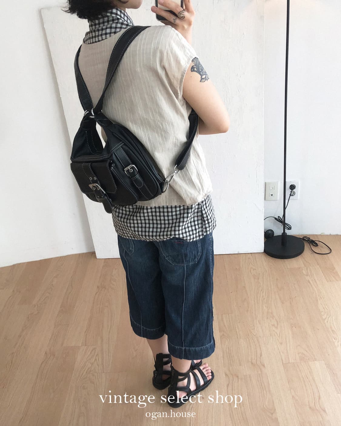 vintage buckle pocket 2-way bag 상품이미지2