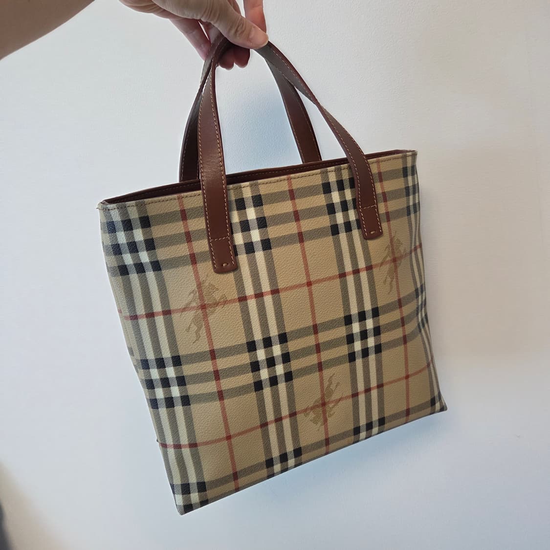 BURBERRY 버버리 정품 토트백 스퀘어백 빈티지체크 클래식 상품이미지9