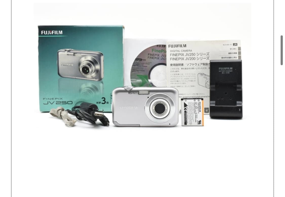 후지필름 FinePix JV250 풀박스 구성 판매합니다 상품이미지1