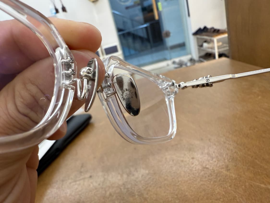 크롬하츠 신상 안경 snat 클리어 색상 팝니다. 보증서 영수증 풀포함 상품이미지6