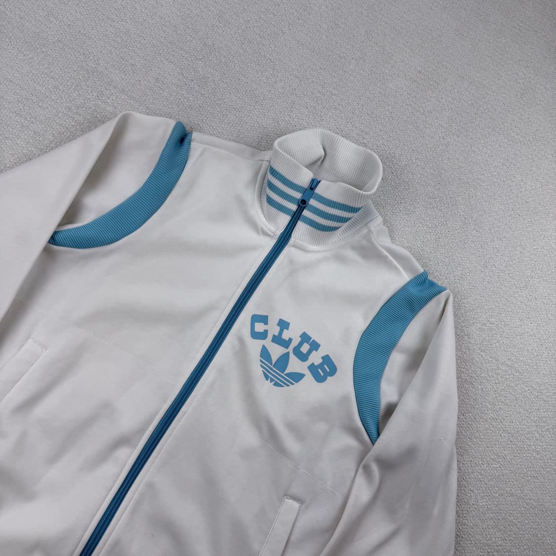 00s 아디다스 클럽 화이트 트랙탑 져지 상품이미지2