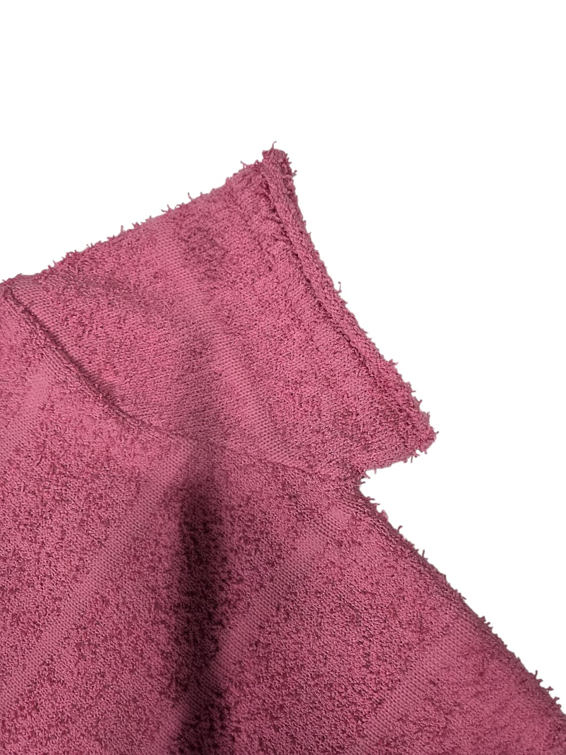 마뗑킴 핑크 아크릴 소재 반팔 크롭티 XS 상품이미지5