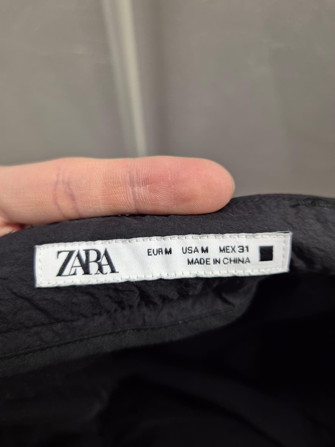 ZARA 카고 반바지 M사이즈 블랙 상품이미지6