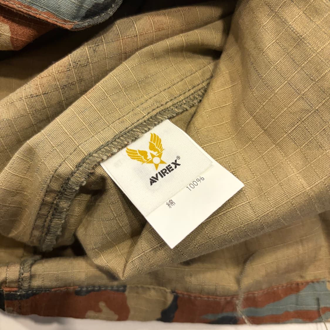 [L] 아비렉스 AVIREX PX 카모플라쥬 야상 자켓 D352 상품이미지8