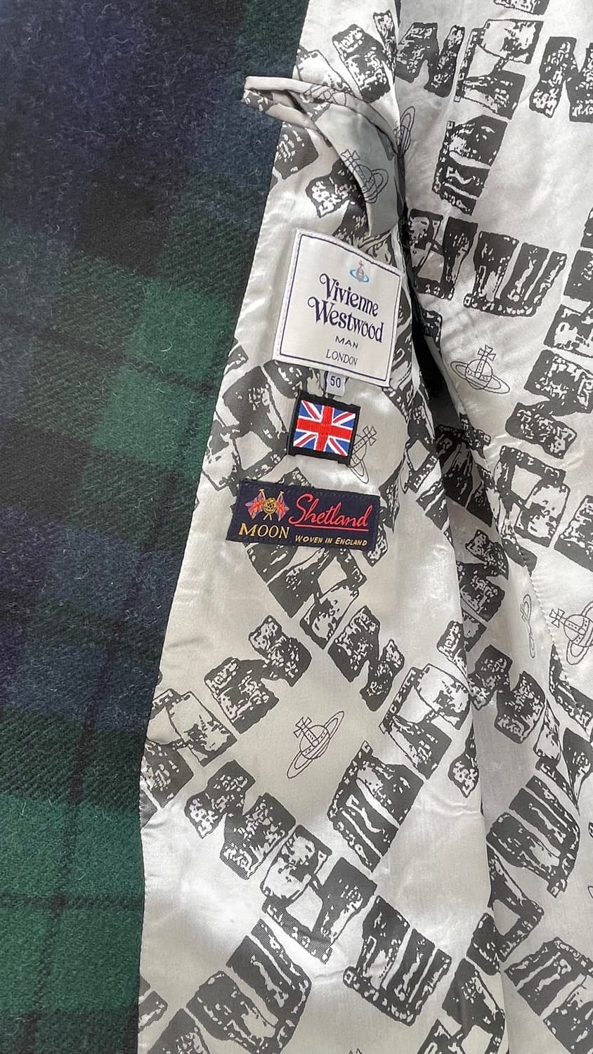 MAN Shetland Wool Blackwatch Double Co 상품이미지9