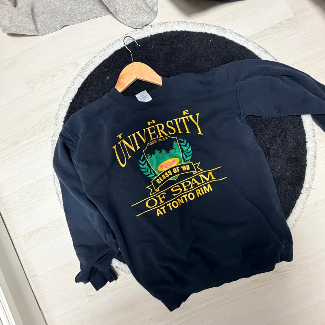00s “The University of Spam” 스웻셔츠 상품이미지1