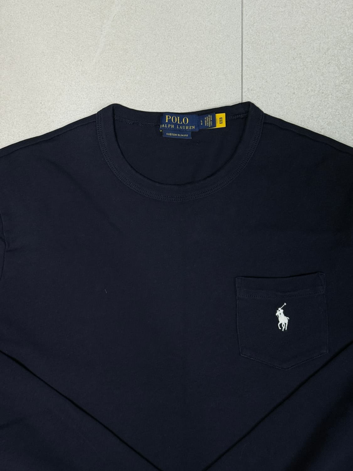 폴로 랄프로렌 롱슬리브 네이비 (L) 상품이미지3