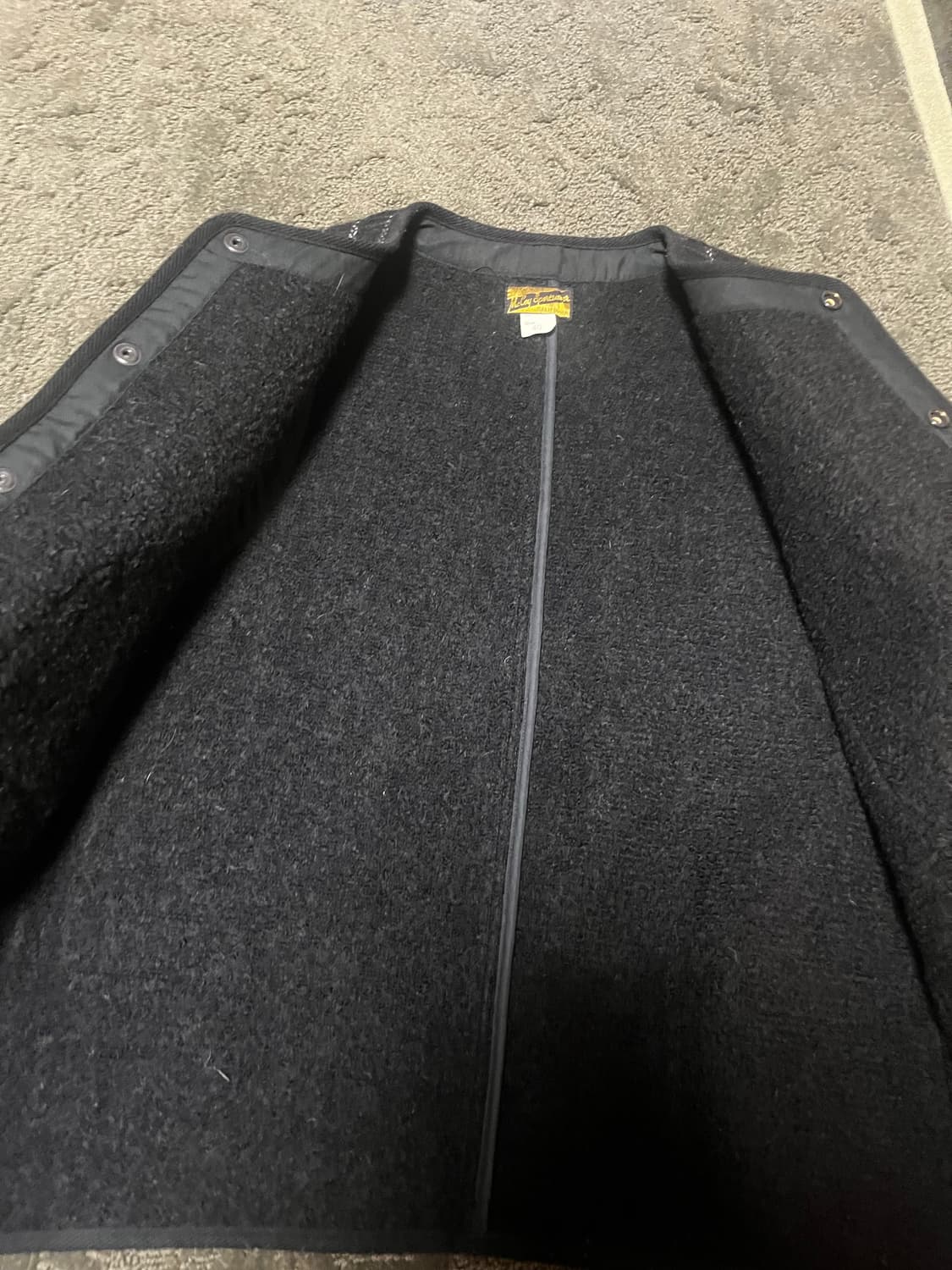 40) 리얼맥코이 조맥코이 울 스트라이프 베스트 상품이미지4