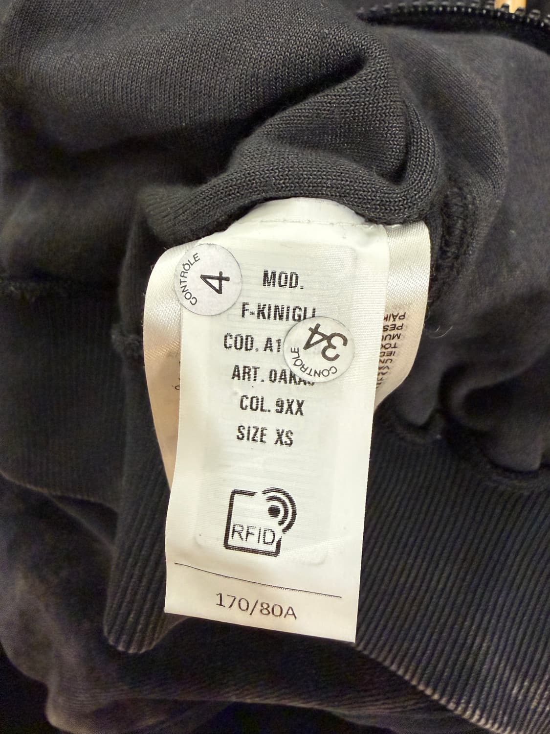 디젤 F-Kinigli 벨벳 집업 스웻셔츠 상품이미지8