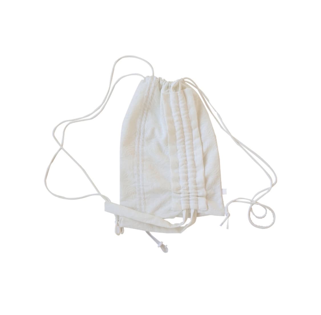 글로시 로맨틱 로즈 짐색 화이트romantic rose gymsac가방 상품이미지2