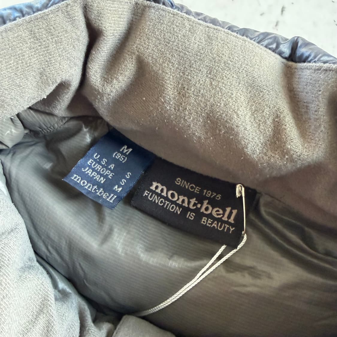 몽벨 Pertex 빈티지 경량패딩 M 상품이미지5
