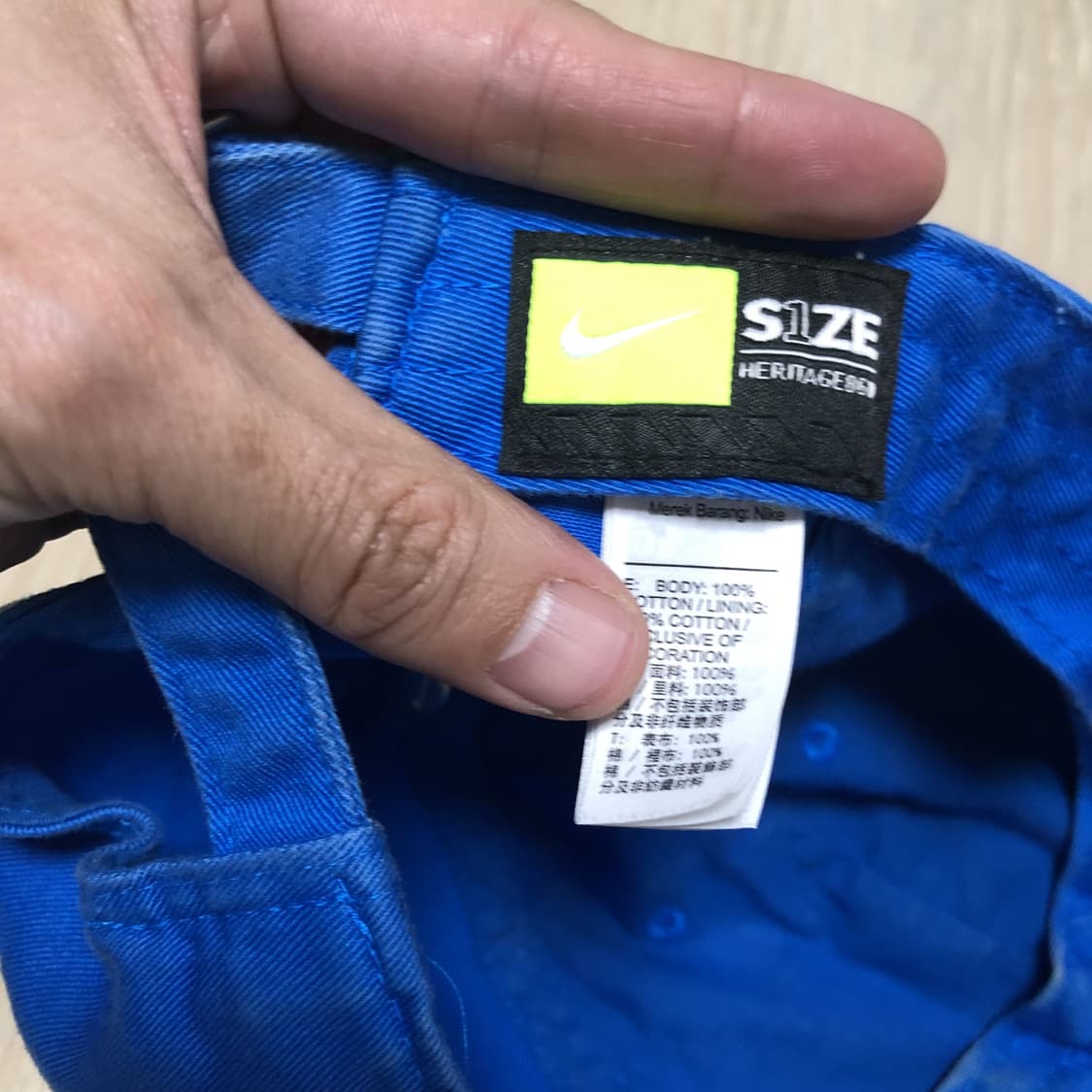 (ONE SIZE) 나이키 NIKE 헤리티지86 볼캡 바르셀로나 모자 상품이미지8