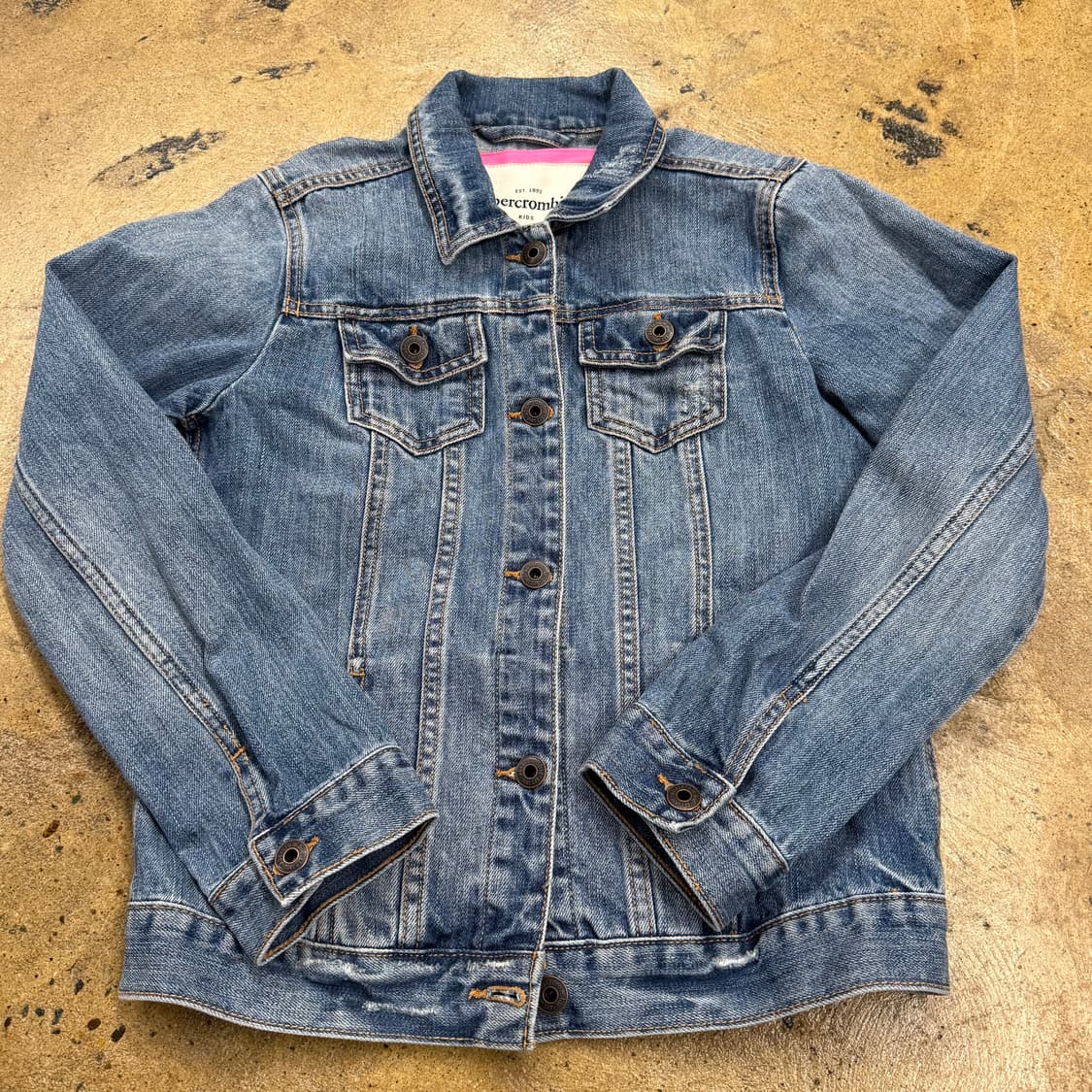 [정품/XL] 아베크롬비 키즈 데님 청자켓 b19 상품이미지2
