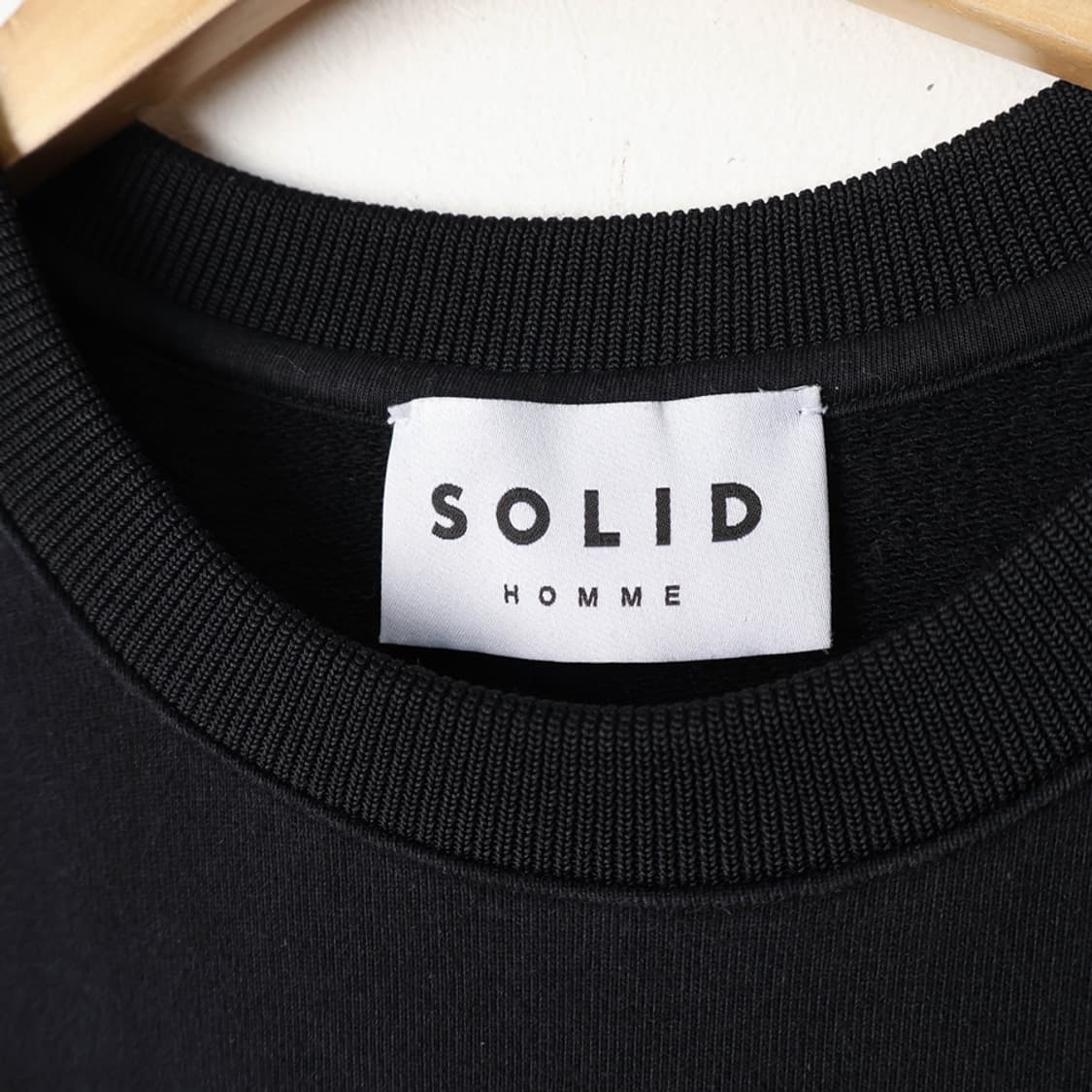 100/솔리드옴므 백로고 맨투맨 상품이미지7