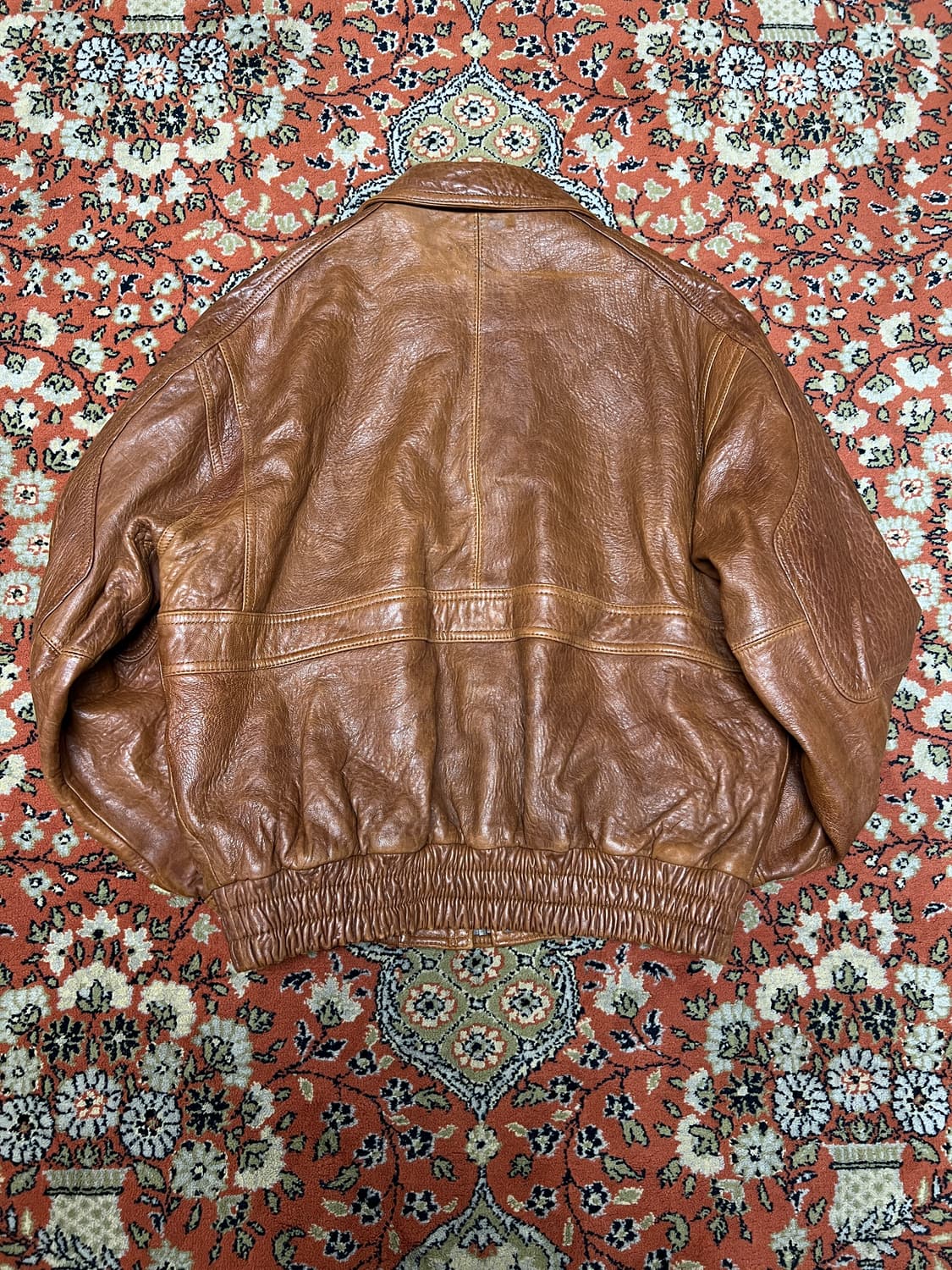 [L] MENS ROBO 브라운 램스킨 레더 가죽자켓 상품이미지2