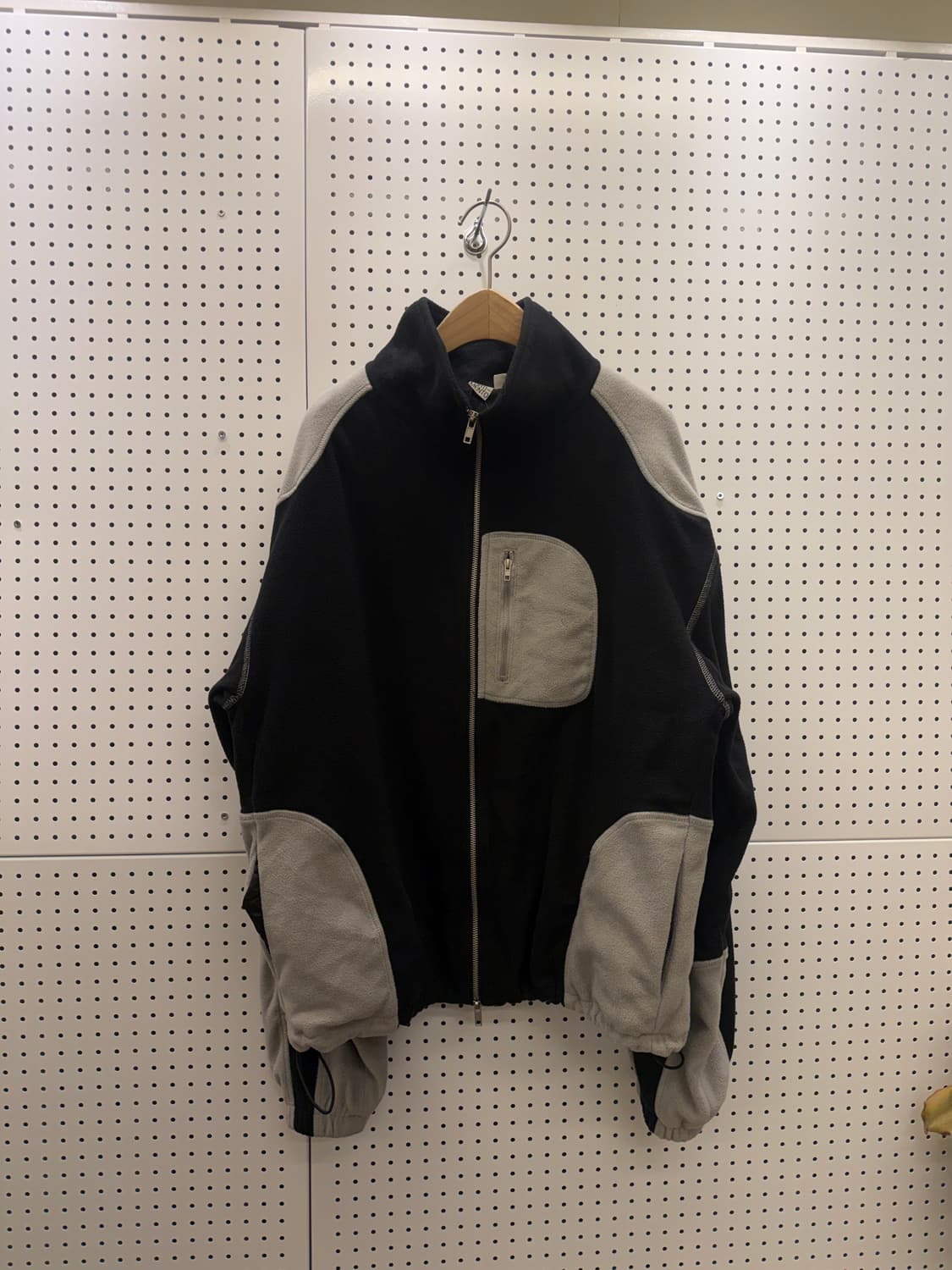 파르티멘토 배색 디테일 플리스 자켓 U62 상품이미지2