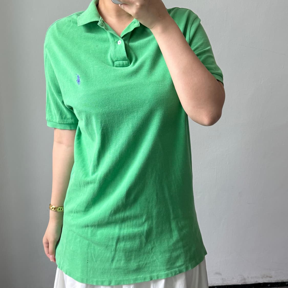 [L] 폴로 커스텀핏 카라 반팔티 상품이미지1