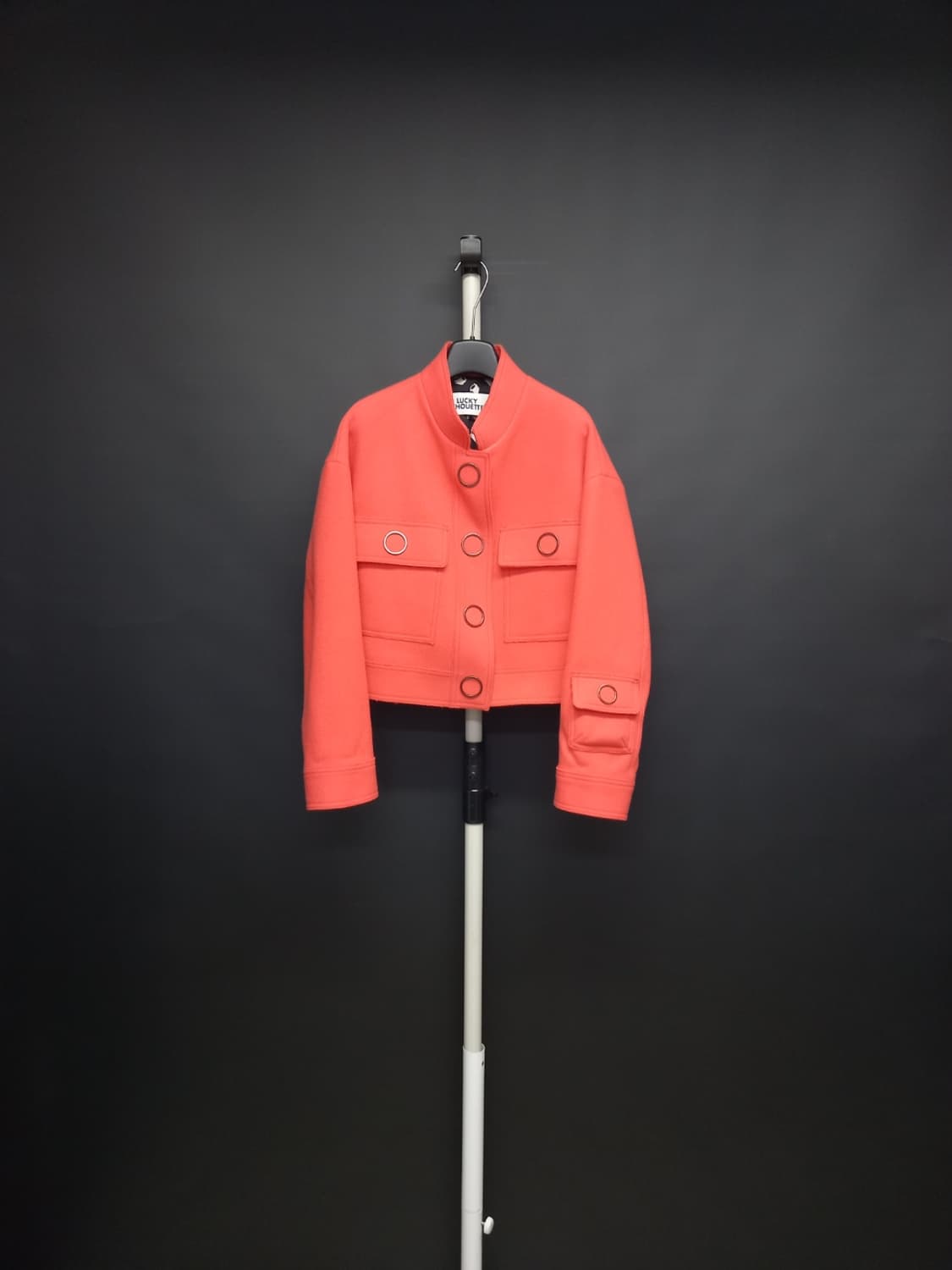 럭키슈에뜨 추동 모 숏 자켓 F 33-77 상품이미지1