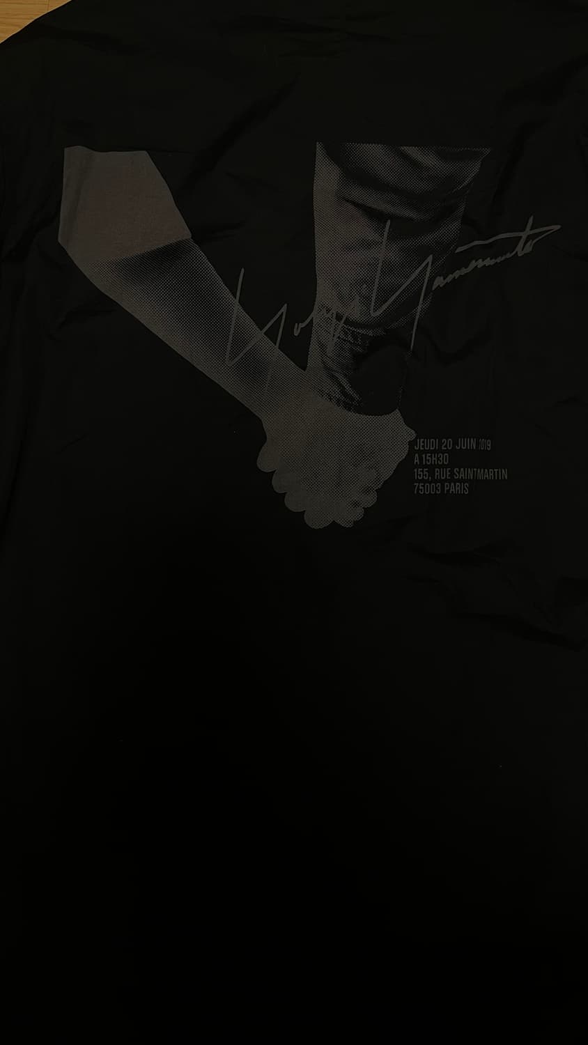 요지 야마모토 블랙 스캔들 스태프셔츠 2사이즈 상품이미지1