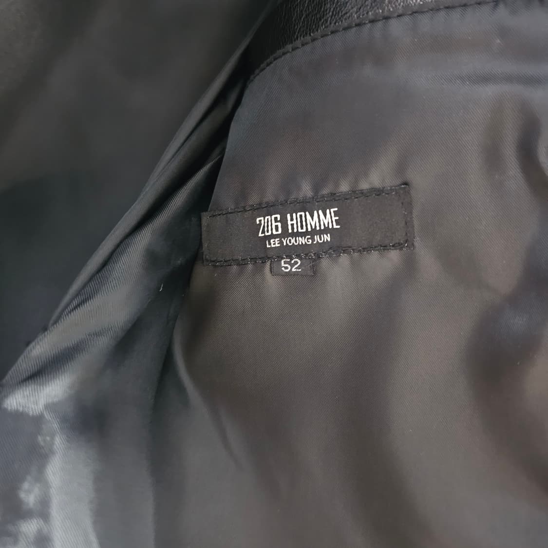 206 homme 가죽 라이더자켓 상품이미지7