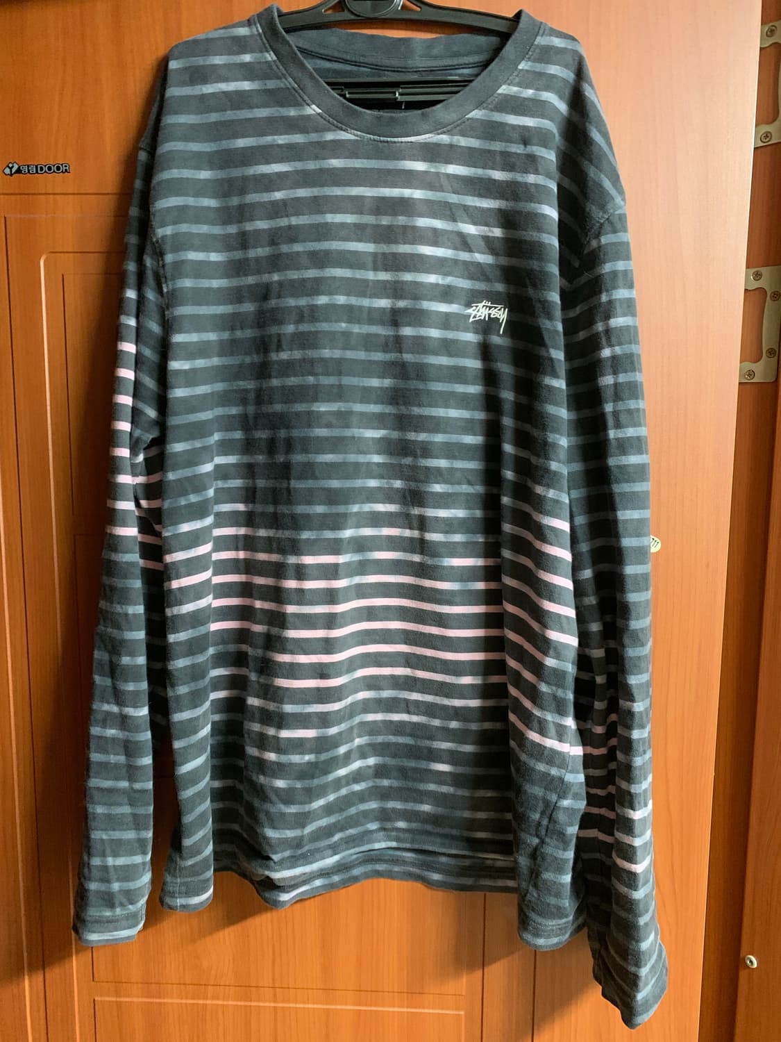 [XL]스투시 블리치드 스트라이프 롱슬리브 상품이미지1