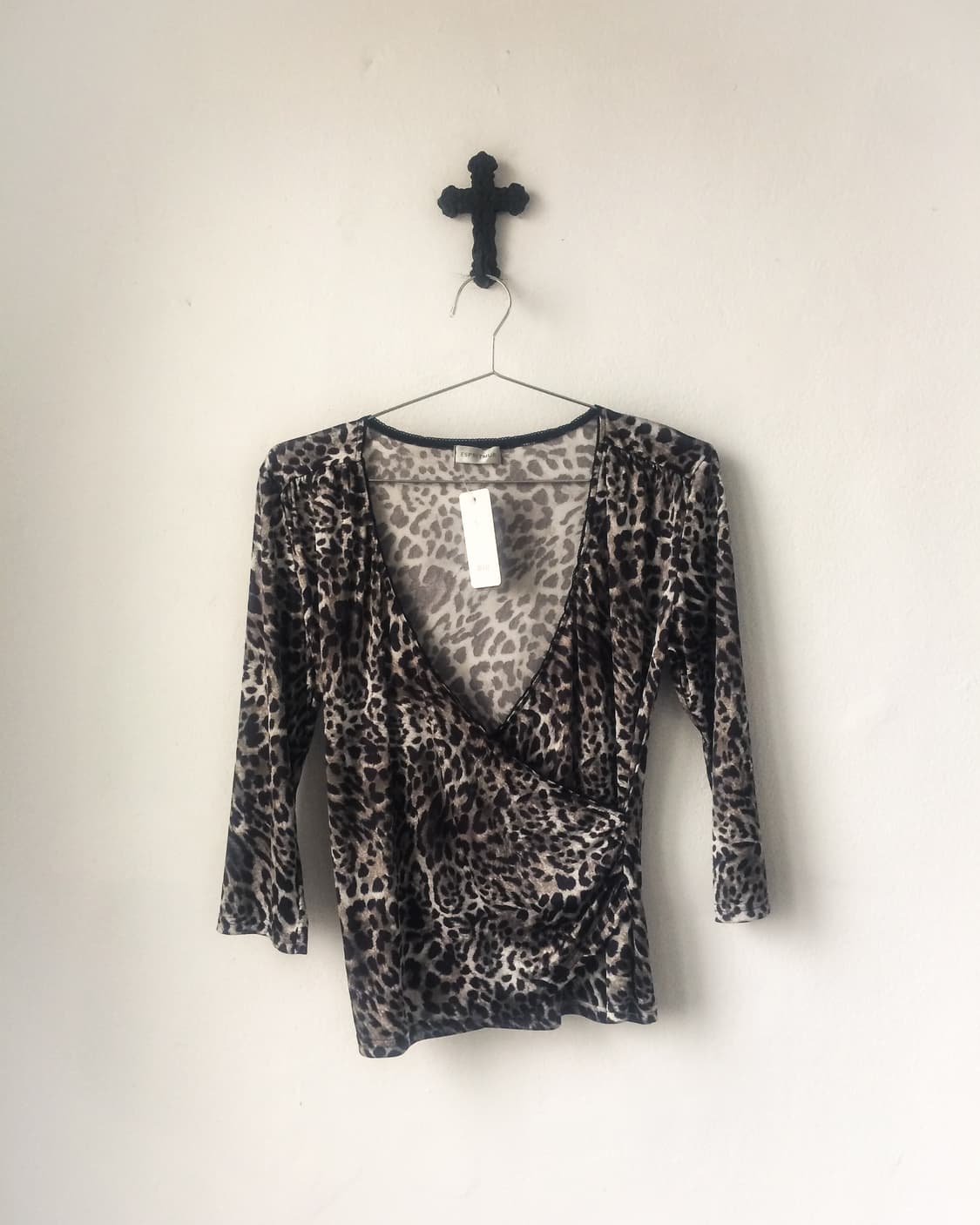 Leopard pattern sleeve 상품이미지2