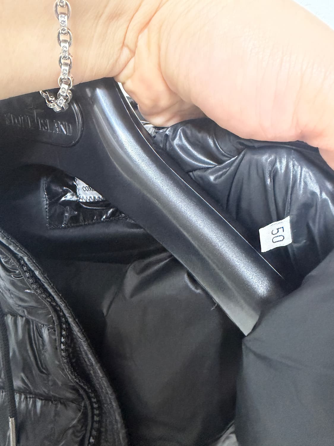 [50size(L~XL)] CP컴퍼니 디디쉘 DD쉘 렌즈 경량패딩 블랙 상품이미지3