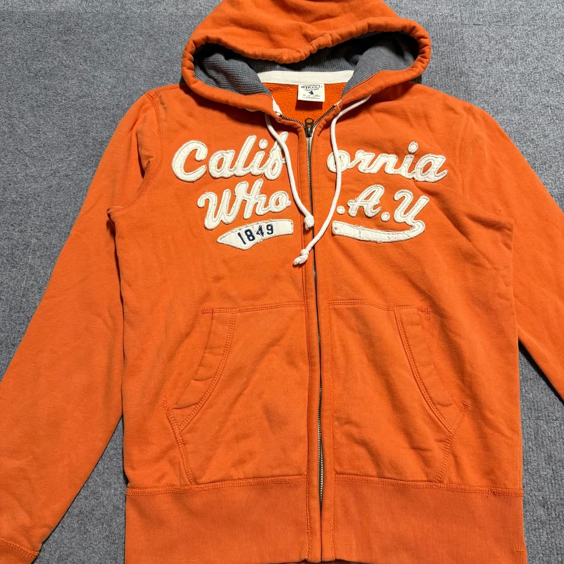 후아유 오렌지 후드집업 L 상품이미지2