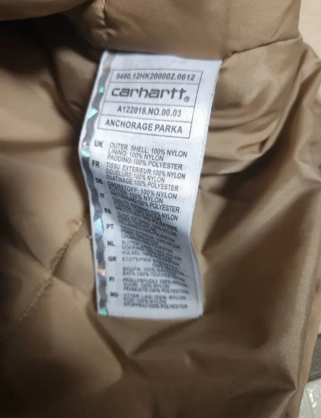 칼하트 파카점퍼, S 상품이미지5