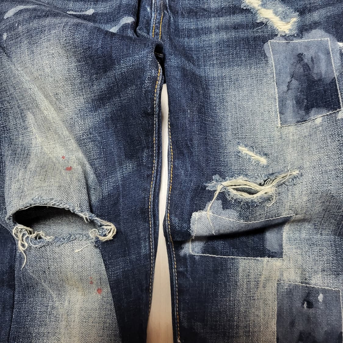 (44) DSQUARED2 디스퀘어드2 디스트로이드 리페어 데님팬츠 상품이미지7