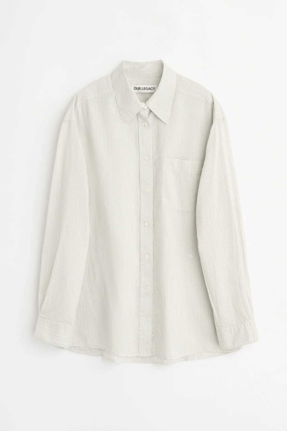 [46,48,50,52]아워레가시 26ss ABOVE 스트라이프 셔츠 상품이미지7