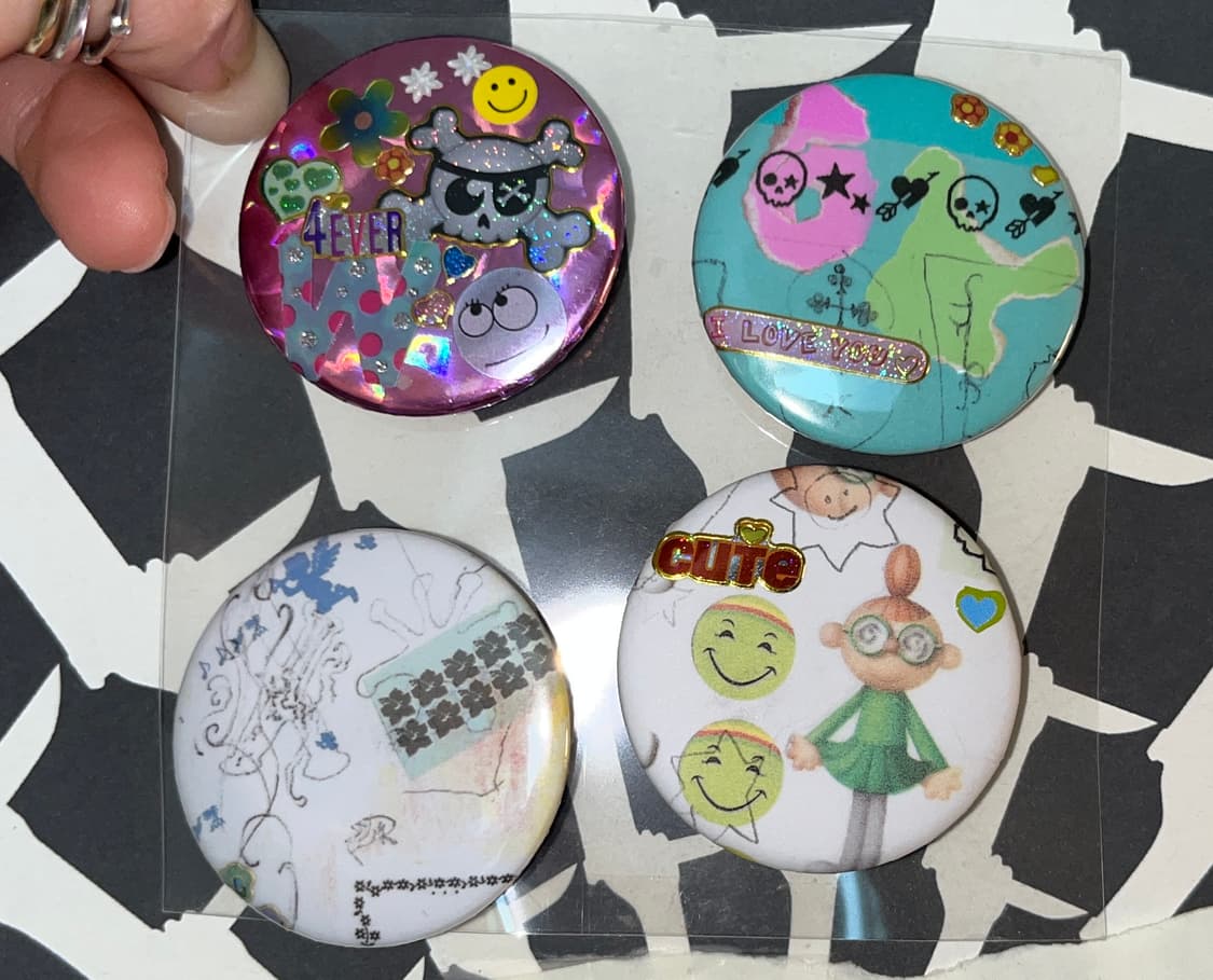 뱃지 핀버튼 브로치  {4єα-1ѕєт} 상품이미지2